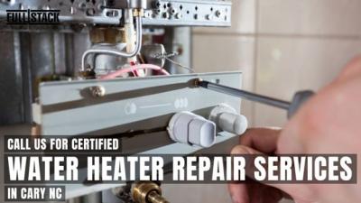 Call us for Certified Water Heater Repair in Cary NC - Img 1