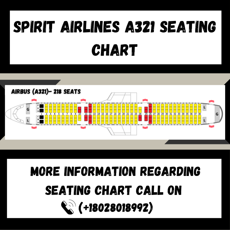 Spirit Airlines A321 Seating Chart |Cabin Class of A321 Aircraft - Img 1