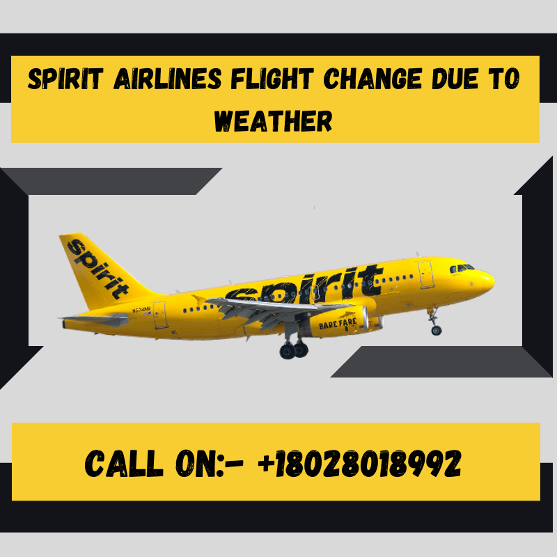 Spirit Airlines Flight Change Due To Weather |Spirit Airlines - Img 1