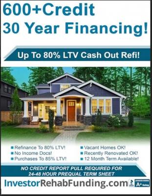  600+ CREDIT – 30 YEAR RENTAL PROPERTY FINANCING – Up To $5,000,000.00! - Img 1