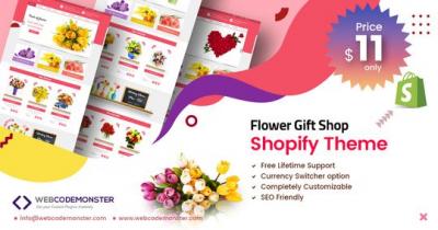 Flower Shop Templates, Flower Shop Shopify Theme - Img 1