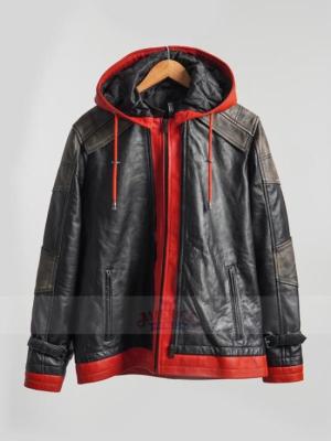 Arkham Knight Red Hood Leather Jacket | Jason Todd - America Jackets - Img 1