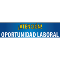 Te estamos buscando,  esta es tu oportunidad laboral.