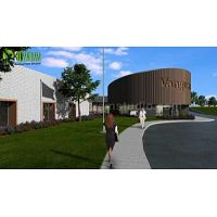 Grandes ideas para el diseño moderno de interiores y exteriores de oficinas por un estudio de diseño
