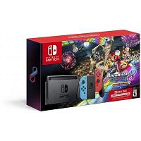Nintendo Switch w/ Neon Blue &amp; Neon Red Joy-Con + Mario Kart 8 Deluxe