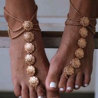 Gold Adjustable Beach Anklets!