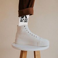 Ask Me About My Cats Socks!