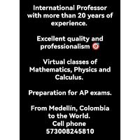 Tutoring Mathematics, Physics and Calculus