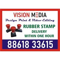 Specialized in Pre - Ink Rubber Stamp | Delivery within one hour | 1981