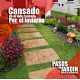 Paso de jardin cudrados 40x40