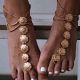 Gold Adjustable Beach Anklets!