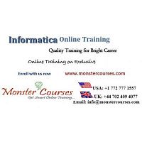Informatica Online Training Classes by Monstercourses