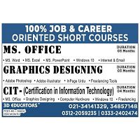 100% Job and Career Oriented Short Courses