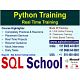 Real Time Live Online Training On Python @ SQL School