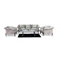 Sofa 0096 WF Full Set with Center Table