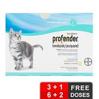 Buy Profender Best Deworming Treatments for Cats &amp; Get *Free Doses