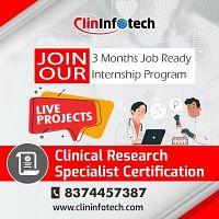 Job Oriented Internship Based Clinical Research Training 