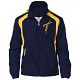 Mens Jacket, Yellow Embroidered Cross Full Zip Jersey-Lined Jacket