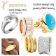 Custom jewelry gold vermeil wholesaler doing 925 Sterling silver  CZ Teardrop jewelry set