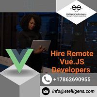 Hire Remote Vue.JS Developers on Hourly Basis                                               