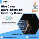Hire Java Developers on Monthly Basis                                