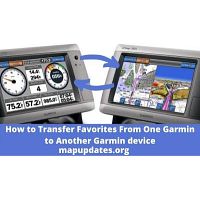 How to Transfer Favorites From One Garmin to Another Garmin device