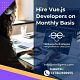 Hire Vue.js Developers on Monthly Basis                                        