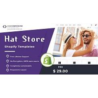 Hat Store Shopify Templates, Hat Store Shopify Theme | Webcodemonster