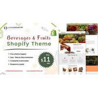 Fruit Shop Website Templates, Fruit Shop Shopify Templates