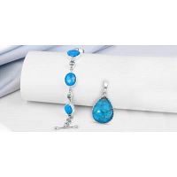 Shop Blue Turquoise Stone Jewelry - Rananjay exports