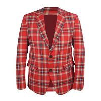 RBC Heritage Tartan Red Plaid Checked Printed Jacket - Buy Now